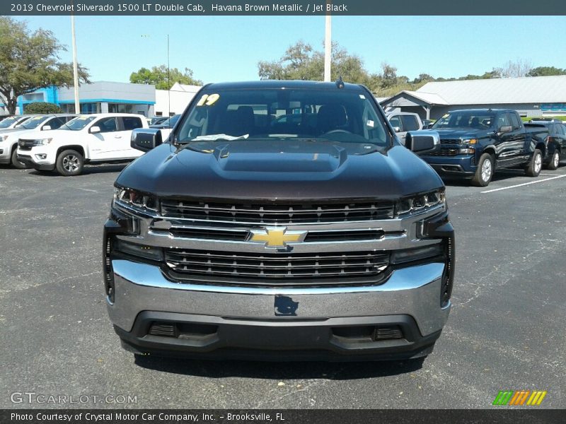 Havana Brown Metallic / Jet Black 2019 Chevrolet Silverado 1500 LT Double Cab