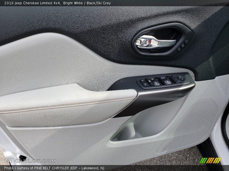 Bright White / Black/Ski Grey 2019 Jeep Cherokee Limited 4x4