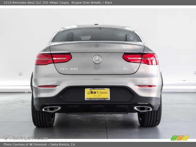 Mojave Silver Metallic / Black 2019 Mercedes-Benz GLC 300 4Matic Coupe