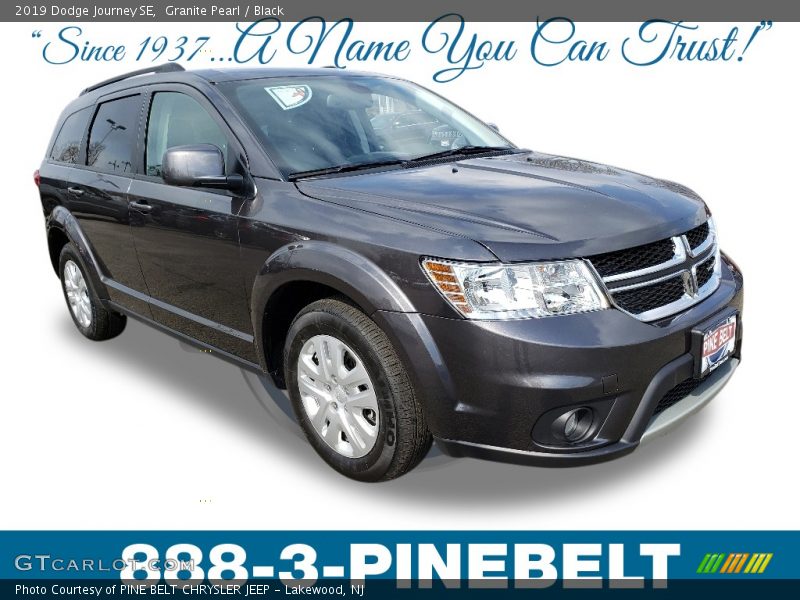 Granite Pearl / Black 2019 Dodge Journey SE