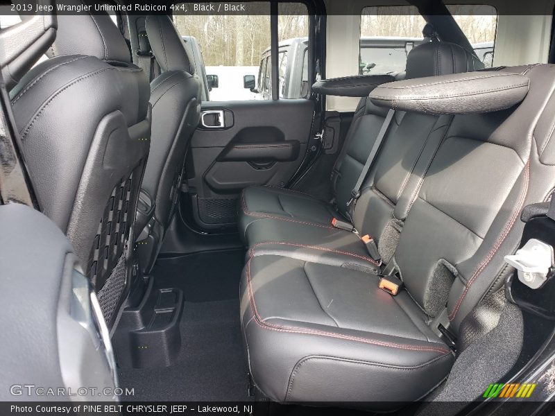 Rear Seat of 2019 Wrangler Unlimited Rubicon 4x4