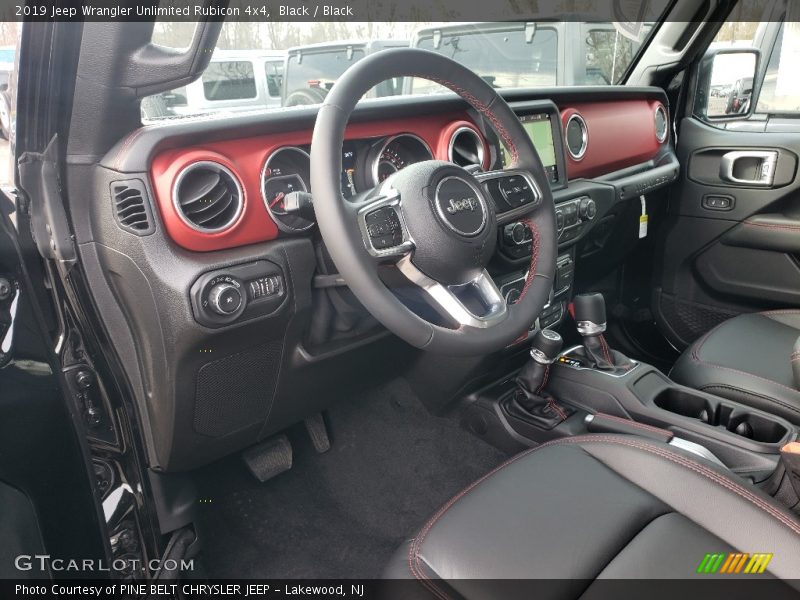  2019 Wrangler Unlimited Rubicon 4x4 Black Interior