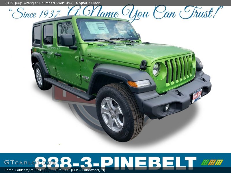 Mojito! / Black 2019 Jeep Wrangler Unlimited Sport 4x4