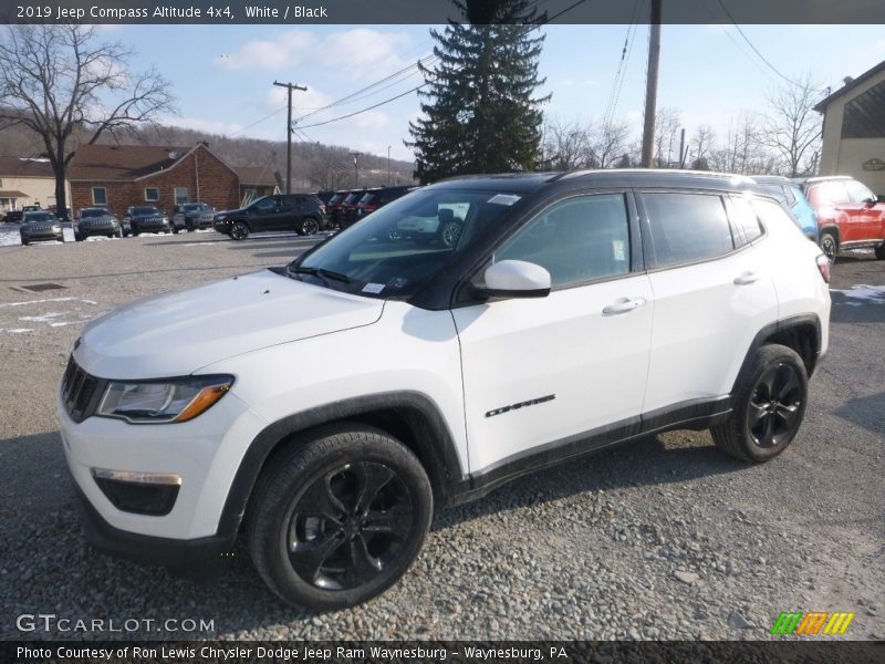 White / Black 2019 Jeep Compass Altitude 4x4