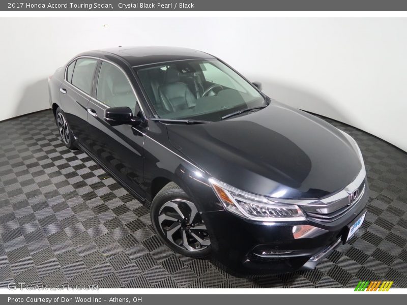 Crystal Black Pearl / Black 2017 Honda Accord Touring Sedan