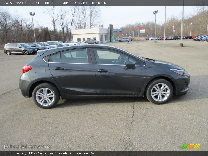 Nightfall Gray Metallic / Black 2019 Chevrolet Cruze LT Hatchback