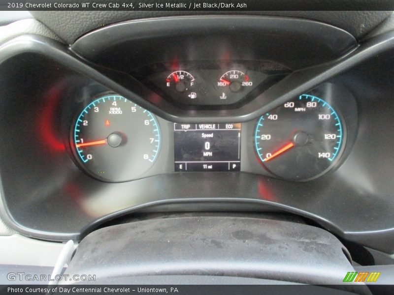 Silver Ice Metallic / Jet Black/Dark Ash 2019 Chevrolet Colorado WT Crew Cab 4x4