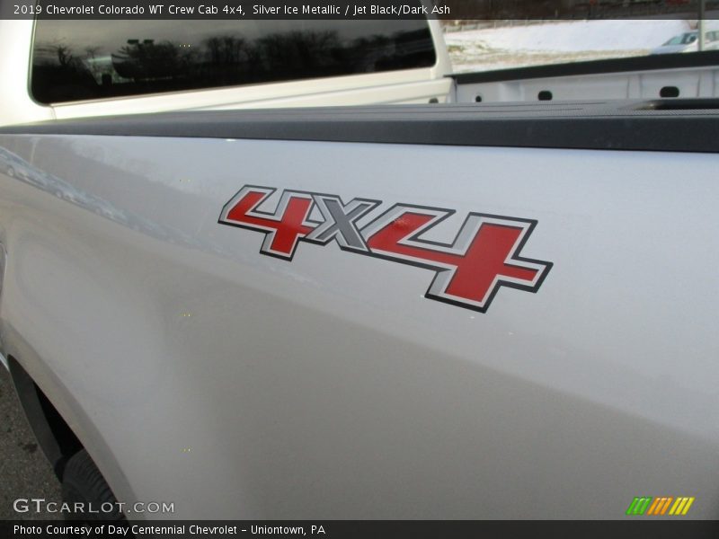 Silver Ice Metallic / Jet Black/Dark Ash 2019 Chevrolet Colorado WT Crew Cab 4x4