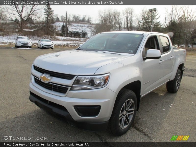 Silver Ice Metallic / Jet Black/Dark Ash 2019 Chevrolet Colorado WT Crew Cab 4x4