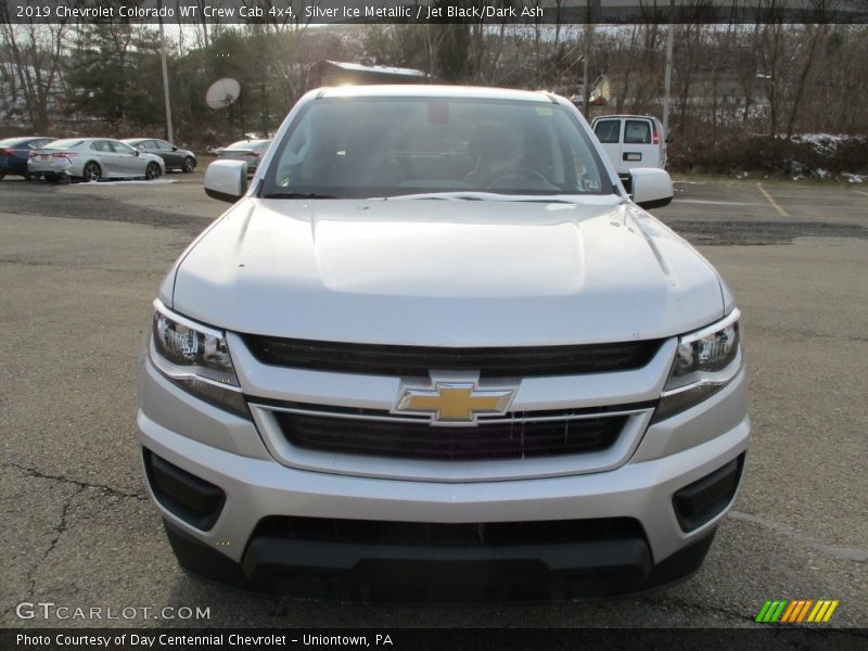Silver Ice Metallic / Jet Black/Dark Ash 2019 Chevrolet Colorado WT Crew Cab 4x4