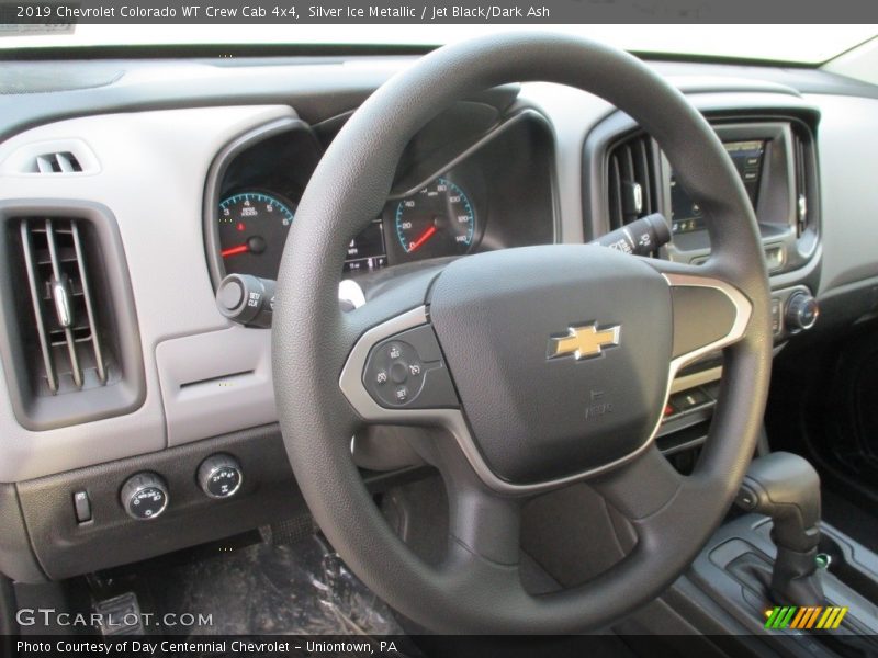 Silver Ice Metallic / Jet Black/Dark Ash 2019 Chevrolet Colorado WT Crew Cab 4x4