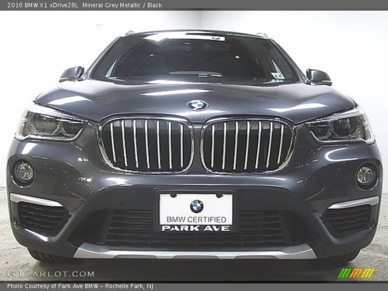 Mineral Grey Metallic / Black 2016 BMW X1 xDrive28i
