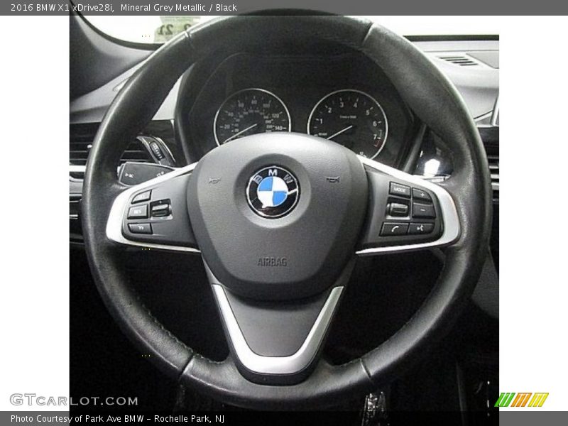Mineral Grey Metallic / Black 2016 BMW X1 xDrive28i