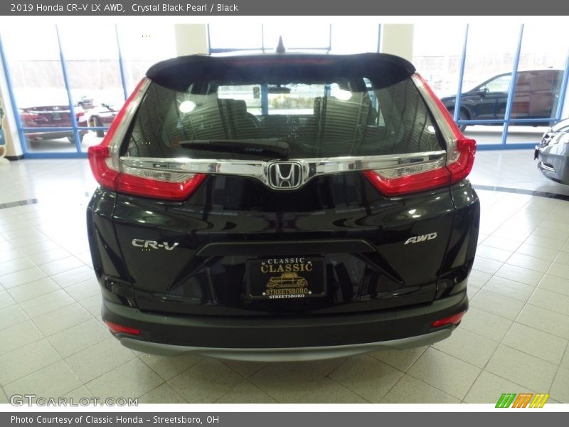 Crystal Black Pearl / Black 2019 Honda CR-V LX AWD