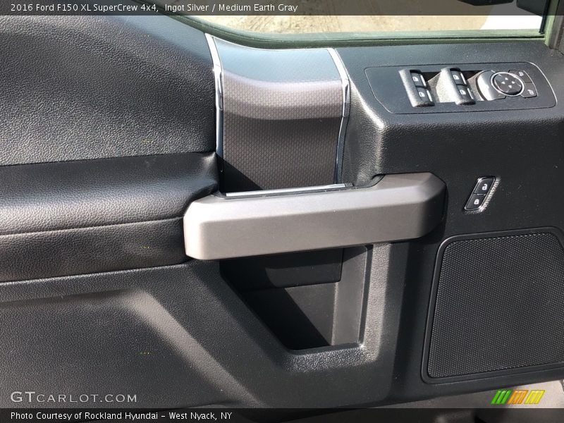 Ingot Silver / Medium Earth Gray 2016 Ford F150 XL SuperCrew 4x4