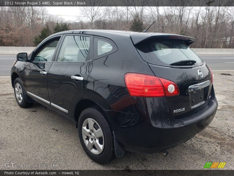 Super Black / Black 2012 Nissan Rogue S AWD