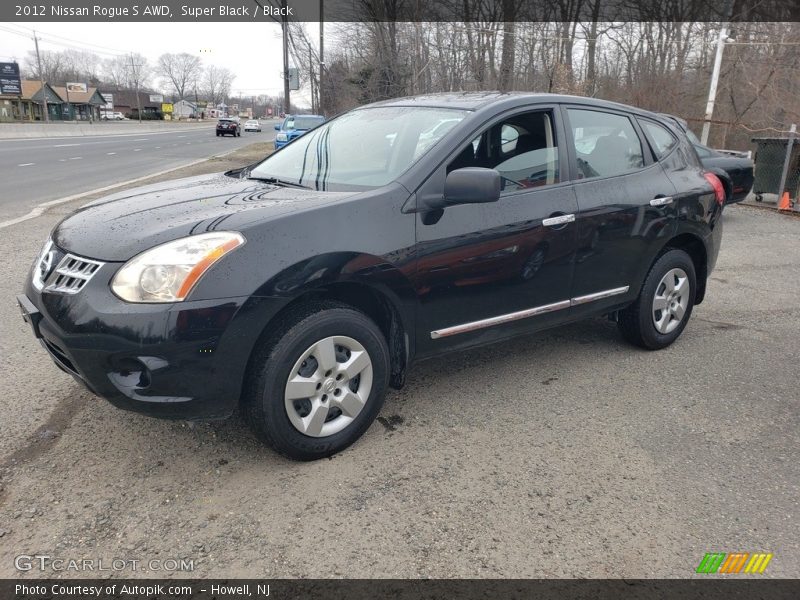 Super Black / Black 2012 Nissan Rogue S AWD