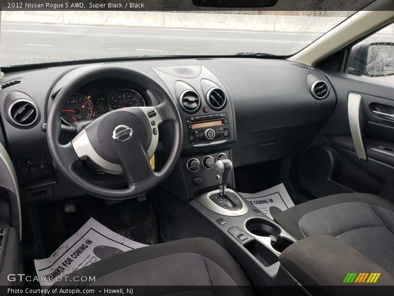 Super Black / Black 2012 Nissan Rogue S AWD