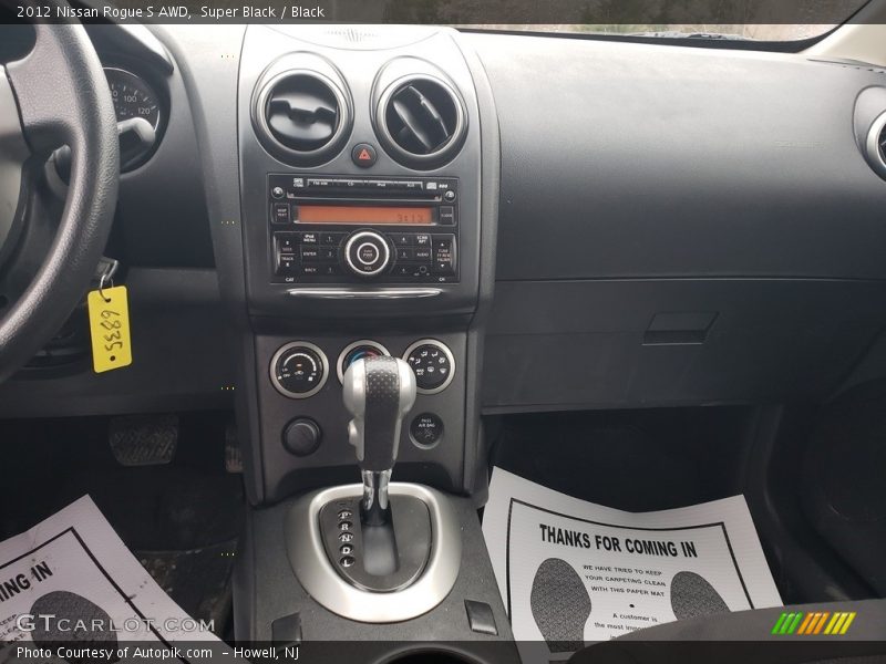 Super Black / Black 2012 Nissan Rogue S AWD