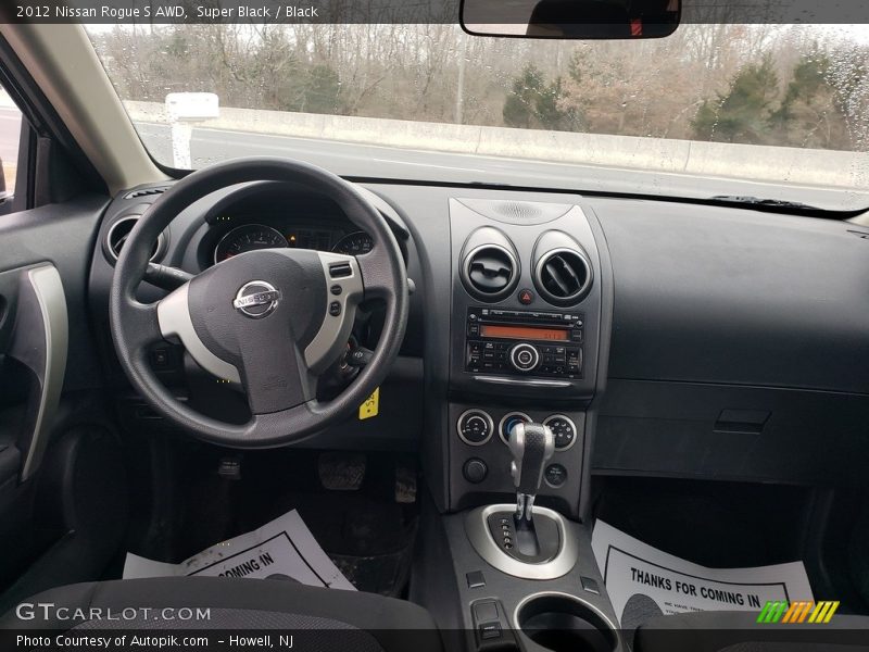 Super Black / Black 2012 Nissan Rogue S AWD