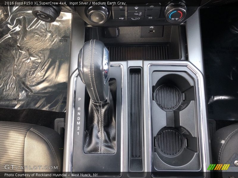 Ingot Silver / Medium Earth Gray 2016 Ford F150 XL SuperCrew 4x4