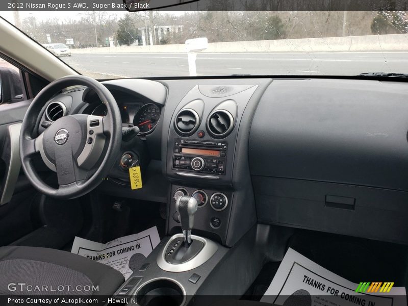 Super Black / Black 2012 Nissan Rogue S AWD