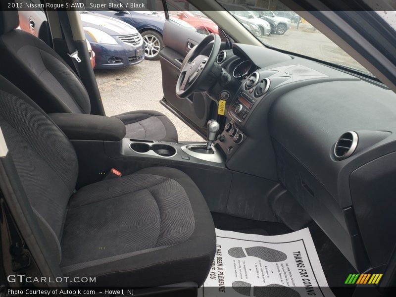 Super Black / Black 2012 Nissan Rogue S AWD