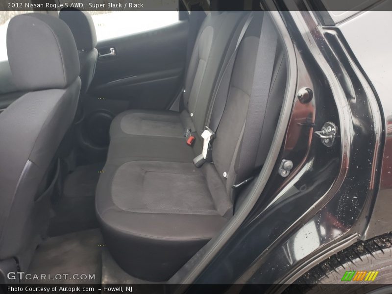 Super Black / Black 2012 Nissan Rogue S AWD
