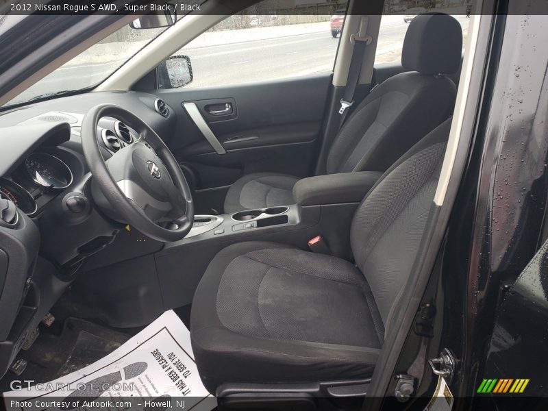 Super Black / Black 2012 Nissan Rogue S AWD
