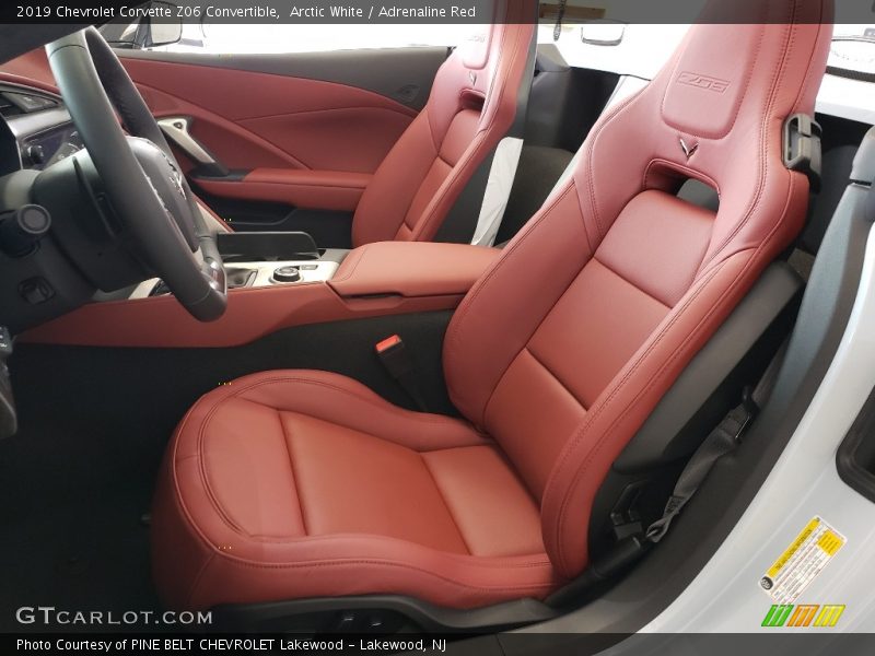 Arctic White / Adrenaline Red 2019 Chevrolet Corvette Z06 Convertible