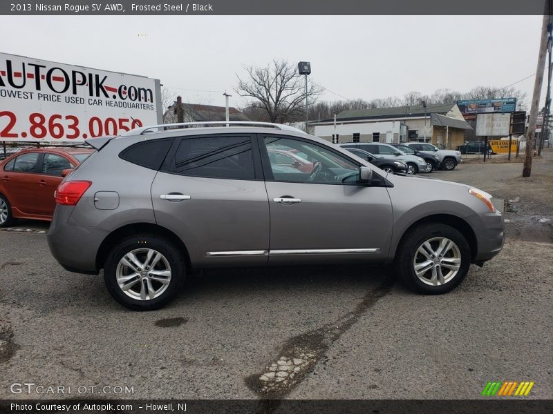 Frosted Steel / Black 2013 Nissan Rogue SV AWD