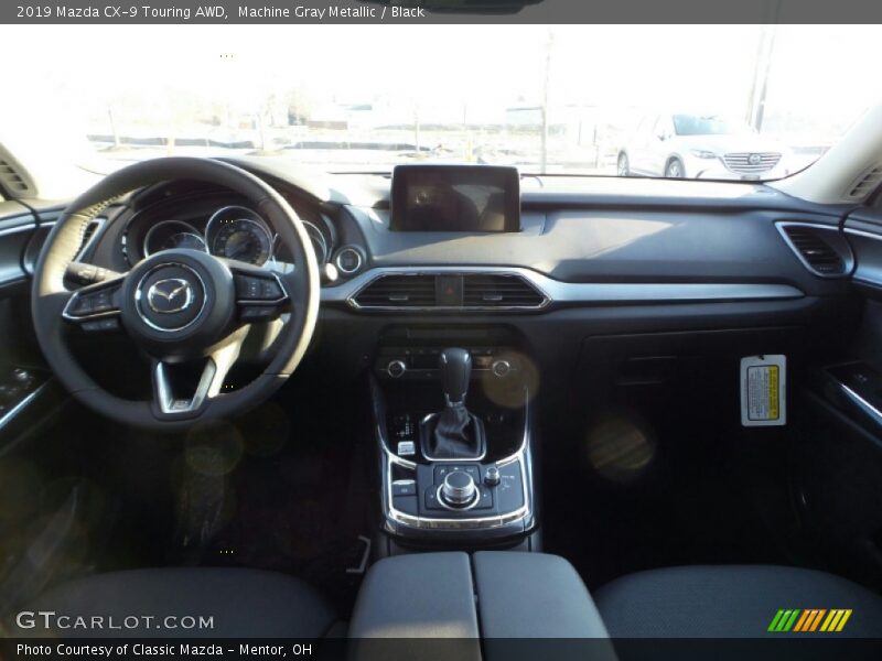 Machine Gray Metallic / Black 2019 Mazda CX-9 Touring AWD