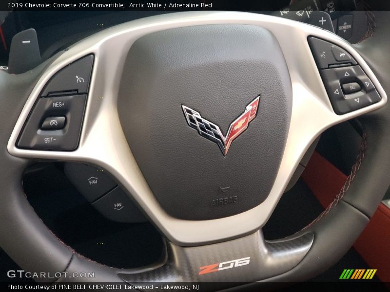 Arctic White / Adrenaline Red 2019 Chevrolet Corvette Z06 Convertible