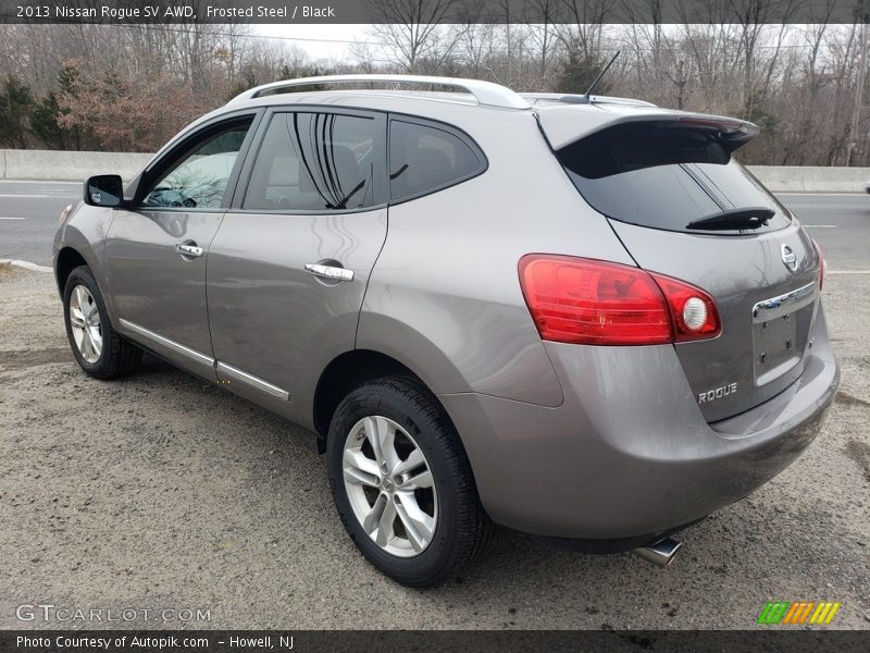 Frosted Steel / Black 2013 Nissan Rogue SV AWD