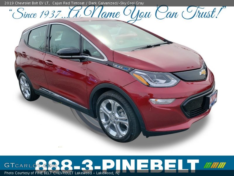 Cajun Red Tintcoat / Dark Galvanized/­Sky Cool Gray 2019 Chevrolet Bolt EV LT