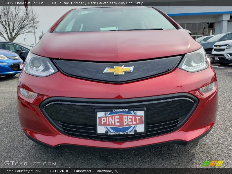 Cajun Red Tintcoat / Dark Galvanized/­Sky Cool Gray 2019 Chevrolet Bolt EV LT