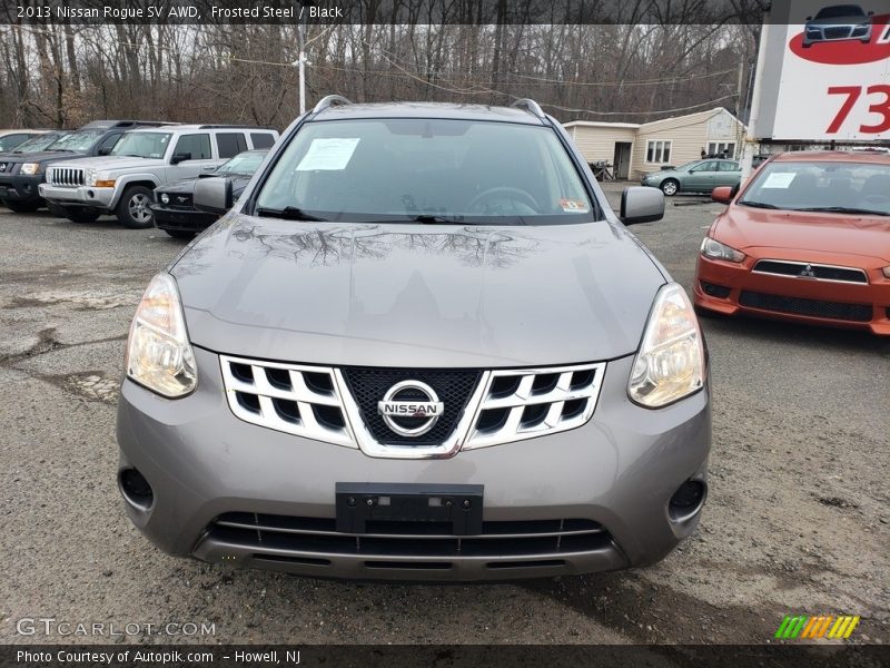 Frosted Steel / Black 2013 Nissan Rogue SV AWD