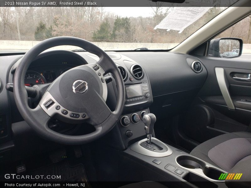 Frosted Steel / Black 2013 Nissan Rogue SV AWD