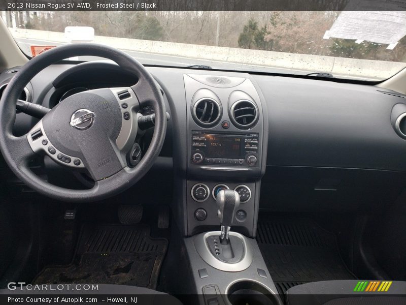 Frosted Steel / Black 2013 Nissan Rogue SV AWD