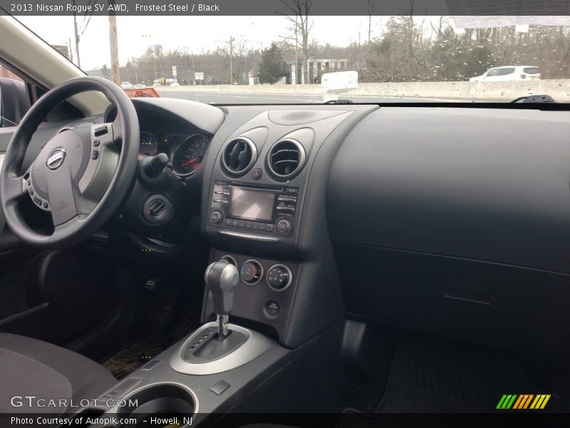 Frosted Steel / Black 2013 Nissan Rogue SV AWD