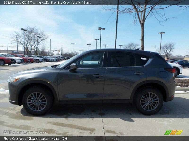 Machine Gray Metallic / Black 2019 Mazda CX-5 Touring AWD