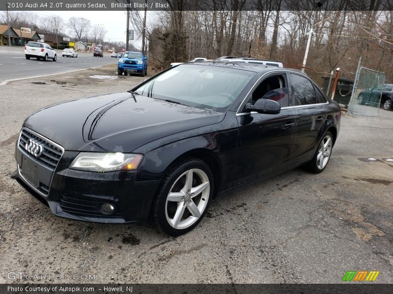 Brilliant Black / Black 2010 Audi A4 2.0T quattro Sedan