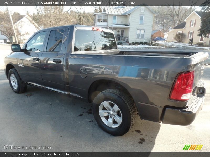 Granite Crystal Metallic / Black/Diesel Gray 2017 Ram 1500 Express Quad Cab 4x4