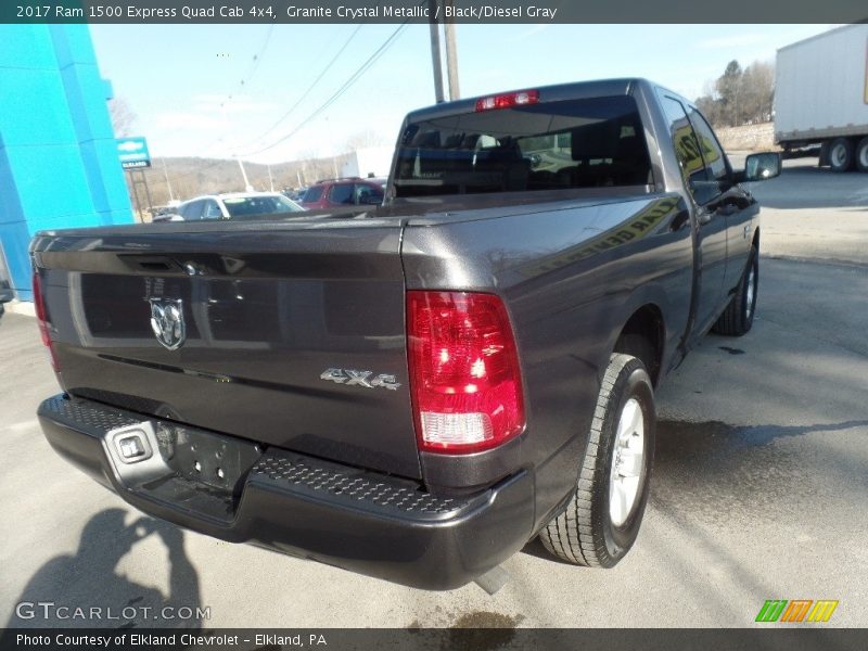 Granite Crystal Metallic / Black/Diesel Gray 2017 Ram 1500 Express Quad Cab 4x4