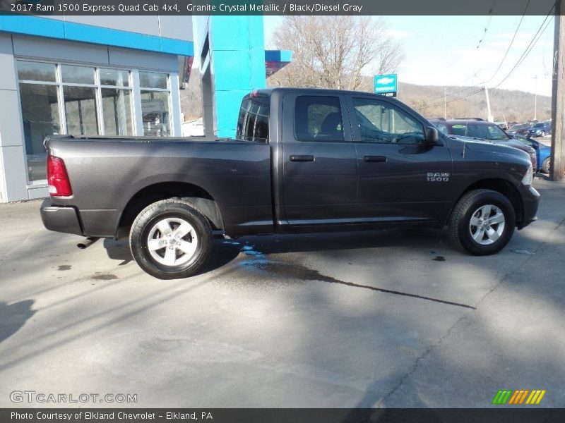 Granite Crystal Metallic / Black/Diesel Gray 2017 Ram 1500 Express Quad Cab 4x4