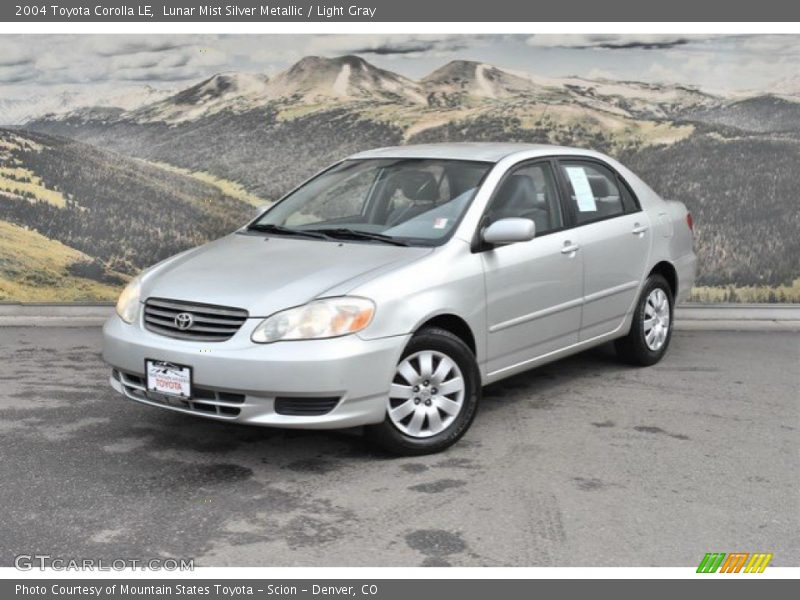 Lunar Mist Silver Metallic / Light Gray 2004 Toyota Corolla LE