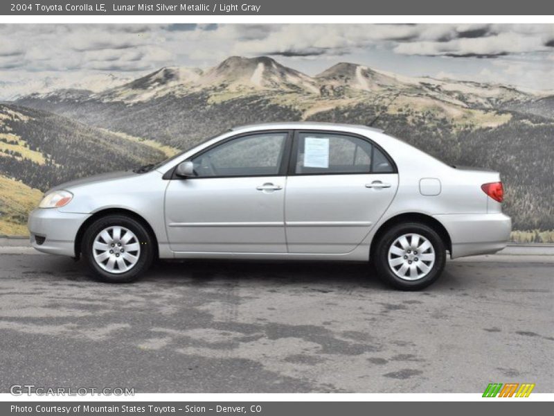 Lunar Mist Silver Metallic / Light Gray 2004 Toyota Corolla LE