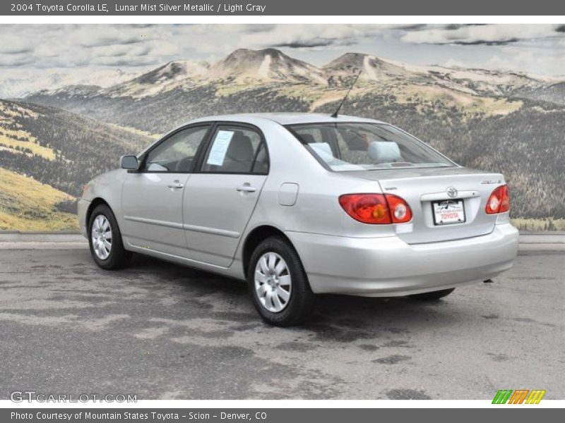 Lunar Mist Silver Metallic / Light Gray 2004 Toyota Corolla LE