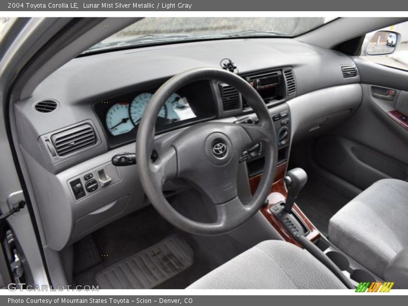 Lunar Mist Silver Metallic / Light Gray 2004 Toyota Corolla LE