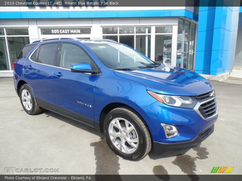 Kinetic Blue Metallic / Jet Black 2019 Chevrolet Equinox LT AWD